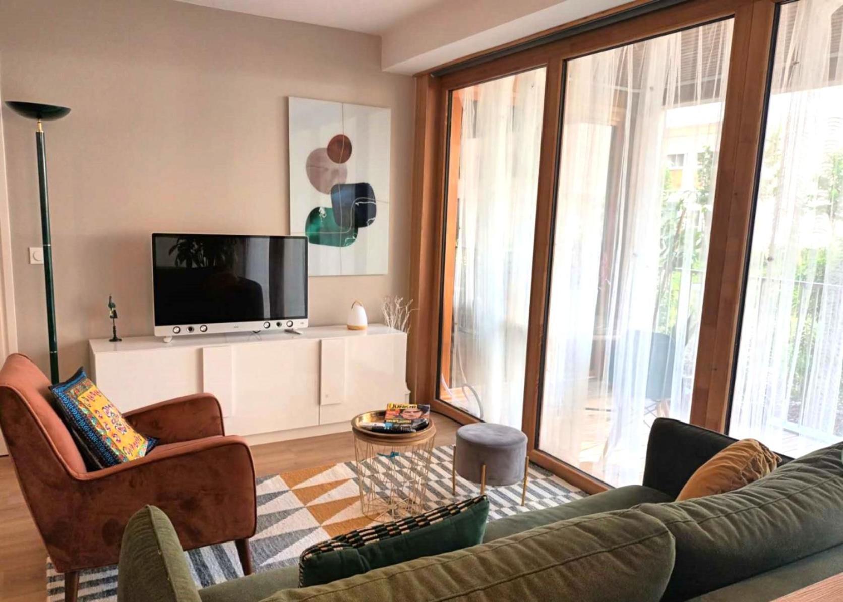 Saint Jean Gare Bel T3 Appartement Free Parking Bordeaux Exterior photo